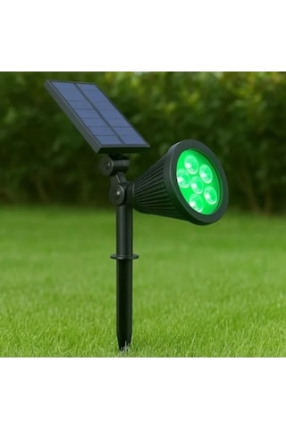 Güneş Enerjili Solar Led Bahçe Armatürü - 7w, 90 Lümen Açık Lacivert