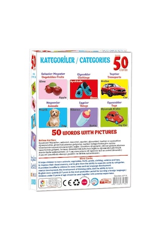Resimlerle İlk 50 Kelime