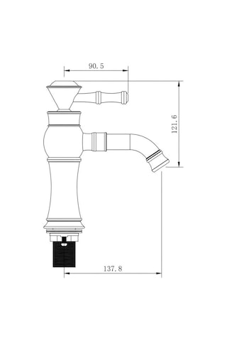 Orka - Topkapı Lavabo Bataryası Krom - Tp1472c Krom