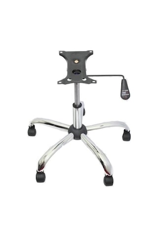 Depolife Ofis Müdür Şef Koltuk Krom Yıldız Ayak Amortisör Tekerlek Şase