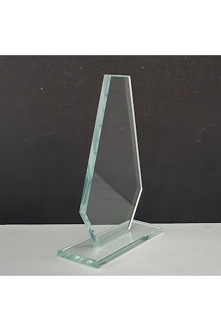 Decorita Plaket|Kristal Cam Plaket|Şekil-4| Baskısız|10'lu Takım
