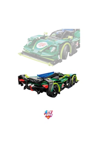 Cada Uzaktan Kumandalı Emerald Spor Araba 388 Parça Oyuncak Yapım Seti Blok Araba Ff-c51308w