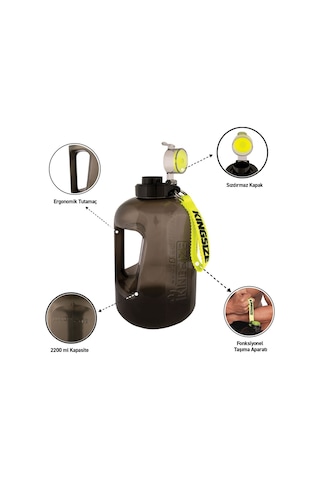Kingsize Water Tank 2200 Ml Siyah