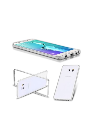 Samsung Uyumlu S6 G920 Bumper Çerçeve Kilif Gri 225209249