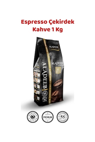 Aladeeb Espresso Kahve Çekirdeği Robusta Karışımı 1 KG