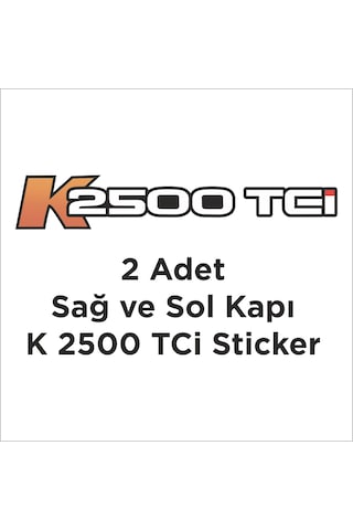 Kia Bongo K2500 Tcı 05/11 Kupa Kapı Ve Iç Etiketleri Kapı Etiketi