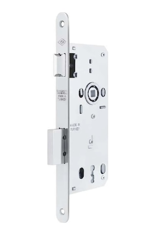 Sessiz İç Oda Kapı Kilidi Nikel Anahtarlı 40mm Gömme Kilit