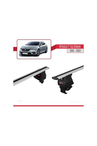 Renault Talisman 2015-2022 Arası İle Uyumlu Ace-4 Ara Atkı Tavan Barı Gri