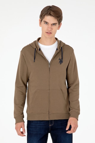 U.s. Polo Assn. Erkek Haki Sweatshirt 50295147-vr027 Haki
