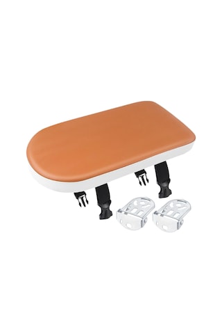 Homyl Bisiklet Arka Koltuk Minderi Hafif 30x15x3.5cm Basit Montaj Kahverengi