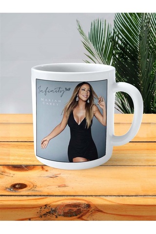 Mariah Carey Baskılı Kupa Bardak Kişiye Özel Desen 5 Çok Renkli