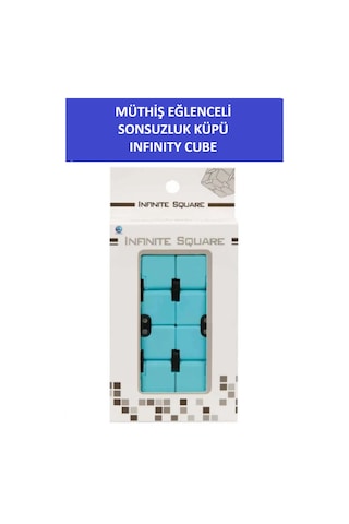 Sonsuzluk Stress Küpü - Infınıty Cube - Renk:mavi