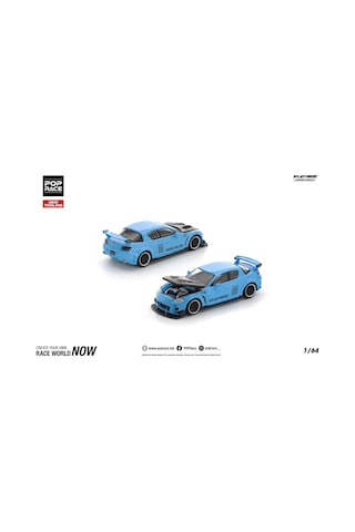 Pop Race Mazda Rx8 Re-amemiya Light Blue 1:64 Diecast Model Araba Pr640270 Mavi