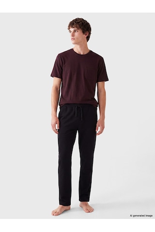 Lc Waikiki Lc Waıkıkı Siyah Standart Kalıp Erkek Pijama Alt