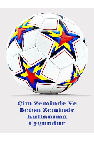 Futbol Topu Şampiyonlar Ligi Dikişli Iç Ve Dış Mekan Bsf34 Çok Renkli