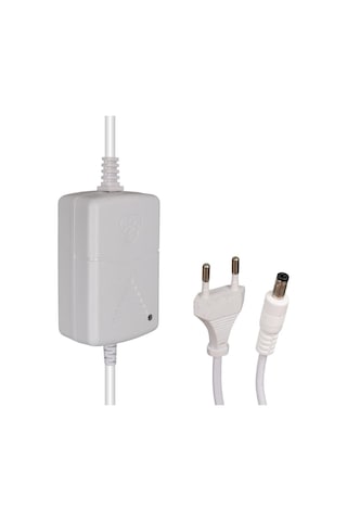 Weko Tottolet Uyumlu 1200 12 Volt 3.2 Amper 5.5 2.5 Uçlu Yerli Üretim Plastik Kasa Beyaz Masaüstü Adaptör Şarj Cihazı Aleti