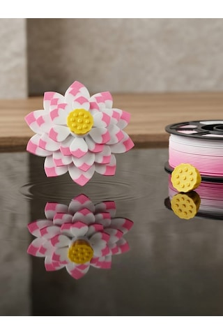 Dönerek Açılan Lotus Çiçeği Dekoratif Figür Diğer