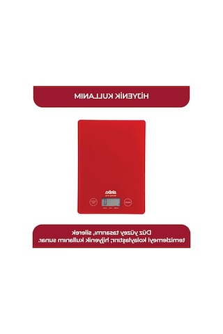 Dijital Hassas Mutfak Tartısı - Led Göstergeli, Cam Gövdeli