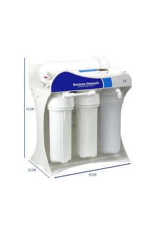 300 Gpd 1 Ton Kapasiteli 10" Filtreli Reverse Osmosis Su Arıtma Cihazı
