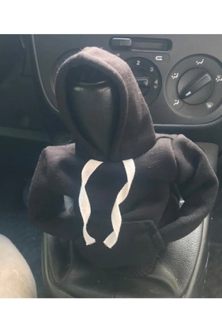 Siyah Vites Hoodie - Araç Vites Kıyafeti - Vites Poları - Her Araca Uyumlu siyah