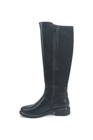 Polaris 326048.z 5pr Siyah Kadın Düz Çizme 000000000102044831 Siyah