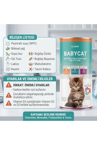 Yavru Ve Anne Kediler İçin Süt Tozu 200 Gr