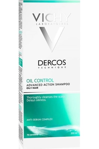 Vichy Dercos Oil Aşırı Yağlanmaya Karşı Etkili Şampuan 200 ML