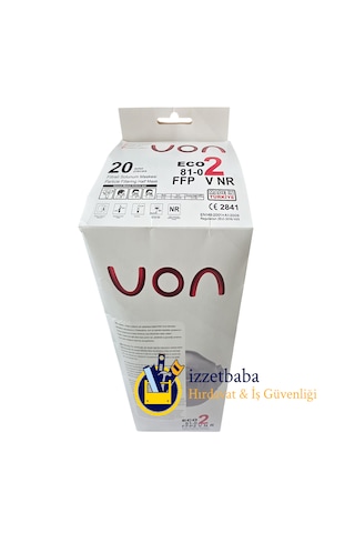 Von Ffp2 V Nr Ventilli Toz Maskesi Konik 600 Adet