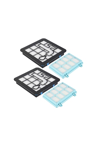 Philips Powerpro Compact Fc9331 Fc9332 Fc8010 Elektrikli Süpürge İçin 2'li Filtre Seti