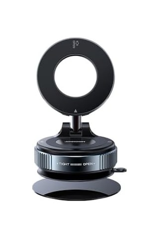 Magsafe Car Mount, Vacuum Car Phone Mount With Strong Magnet, 360 Metal Strut Suction Cup Phone Mount For Apple iPhone Uyumlu 17 Pro Max/16 15 14 13 12 Series& Android Magsafe Case, Black Siyah Standart