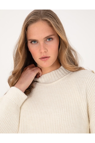 Pierre Cardin Kadın Ekru Kazak /triko 50316342-vr019 Ekru