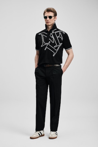Lufian Parker Erkek Polo Yaka T-shirt 111040246 Siyah