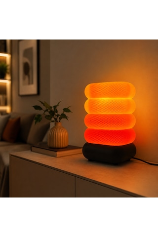 Soft Glow Masa Lambası - Fiş Bağlantılı Turuncu
