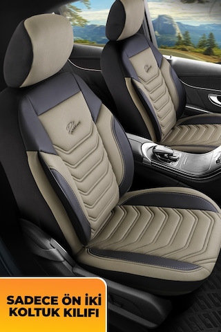 Panda Peru Serisi Pike Kumaş Ön İki Oto Koltuk Kılıfı