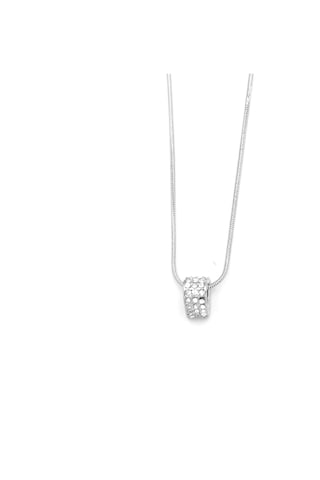 Brezza Lusso Jewelry Axcce Serie Kalpli Charm Kolye Gümüş