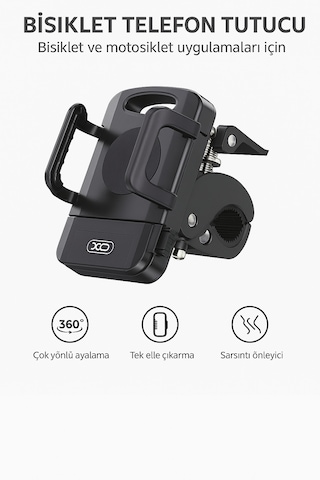 360 Ayarlanabilir Bisiklet Motosiklet Telefon Tutucu Gidon Bağla