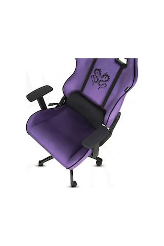 Rio Balerion Terletmez Kadife Kumaş Mor Gaming Oyuncu Koltuğu -9 Mor