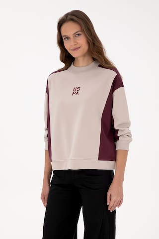U.S. Polo Assn. Kadın Bordo Bisiklet Yaka Sweatshirt 50314951-VR177