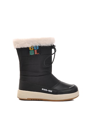 Siyah İçi Polarlı Kız Çocuk Bot Havana P Siyah