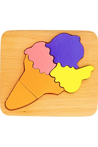 Woodnjoy Dondurma Üç Boyutlu Ahşap Puzzle