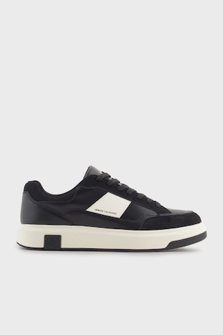 Armani Exchange Erkek Ayakkabı Xm001720 Af17529 Mc024 Siyah-beyaz Siyah-beyaz