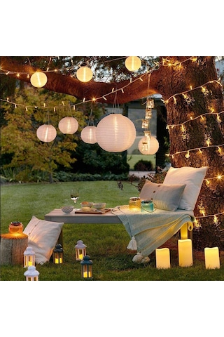 10 Metre 100 Ledli 8 Fonksiyonlu Fişli Led Işık Günışığı Yılbaşı