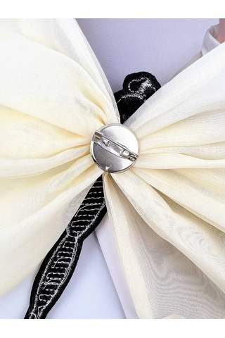 Slubov'u Kumaştan Yapılmış Dekoratif Yıldız Tanrıça Broşu 298643698 Siyah