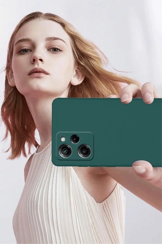 Poco X5 Pro 5g Nano İçi Kadife Silikon - Turuncu