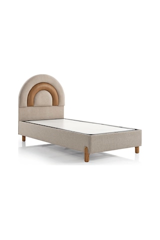 Junior Bedding Tek Kişilik Sandıklı Baza Başlık Seti 90x190 Cm Modern Baza Ve Başlık Takımı, Depolama Alanlı Jüni Baza Başlık 90 x 190