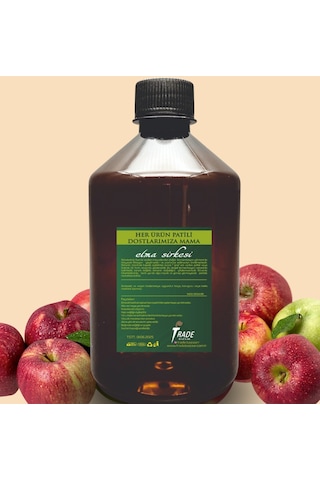 Trade Bazaar Ev Yapımı Katkısız Fermantasyon Elma Sirkesi 500 ML