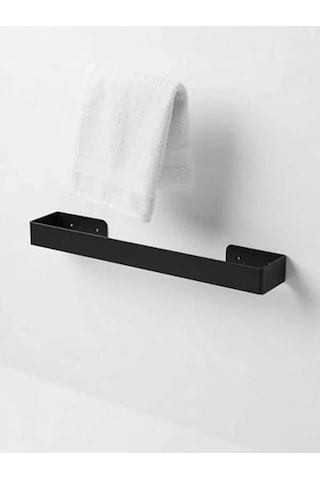 Yapışkanlı Havlu Askısı, Metal Tasarım, Delmeden Montaj İle Banyo Ve Mutfak İçin Uygun 12 Izgara