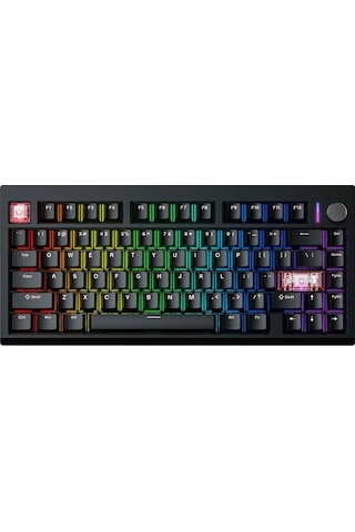 Mk921 Maxfıt8 Black White Switch Hotswap Rgb Kablosuz İngilizce Mekanik Gaming Klavye