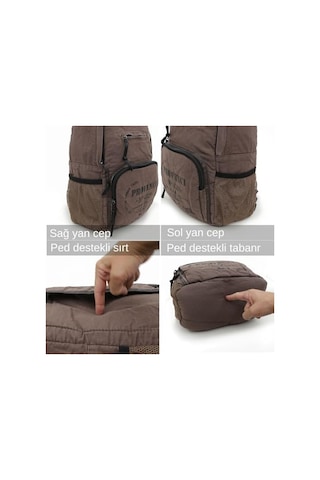 15mins Old Cotton 7054 New North Dokato Okul 15.6&apos &apos Laptop Notebook Seyahat Sırt Pamuk Kanvas Çanta 12 Gri