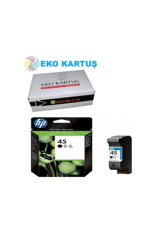 Hp Uyumlu, 51645g Black Mürekkep Kartuş 45 45a 51645a
